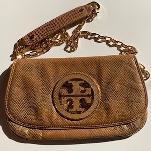 Tory Burch patterned weekend purse